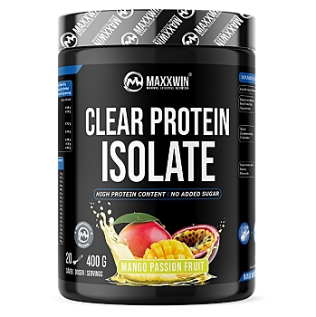 MAXXWIN Clear protein isolate mango a maracuja 400 g (Proteinové nápoje)
