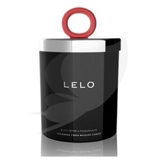 E-shop LELO Třpytivá masážní svíčka černý pepř & granátové jablko