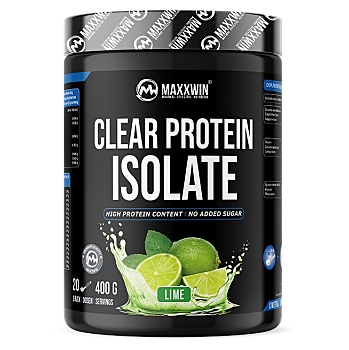MAXXWIN Clear protein isolate limetka 400 g (Proteinové nápoje)