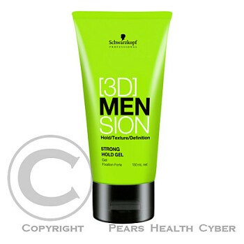 3D MEN STRONG GEL 150ml (Tužidla na vlasy) - Fixační