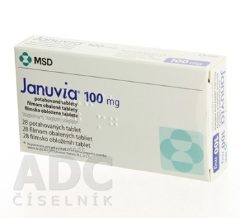 JANUVIA 100 MG  28X100MG Potahované tablety