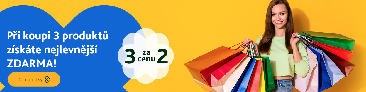 AKCE 3 ZA CENU 2 na vybrané produkty