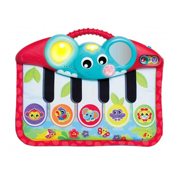 PLAYGRO Interaktivní podložka piano (Hrazdičky, hrací deky a kolotoče) - Elektronické, Svítící, Se zvukem, Na baterie
