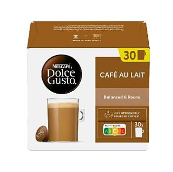 NESCAFÉ Dolce Gusto cafe au lait 30 kapslí (Kávové kapsle) - 100% Robusta