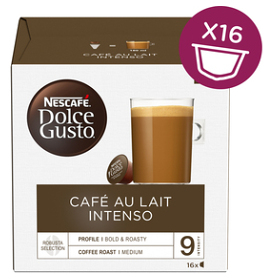 NESCAFÉ Dolce Gusto Cafe Au Lait Intenso kapsle do kávovaru 16 kusů