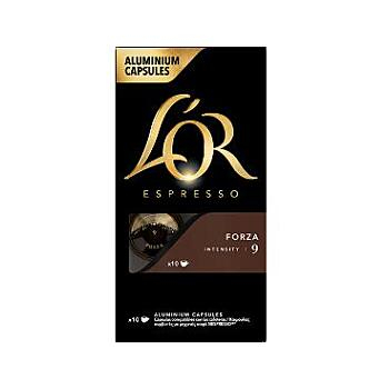 L´OR Nespresso forza kapsle 10 kusů (Kávové kapsle) - 100% Arabica