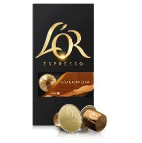 L´OR Columbia nespresso 10 kapslí (Kávové kapsle) - 100% Arabica