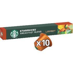 NESTLÉ Starbucks nespresso breakfast blend 10 kapslí (Kávové kapsle) - 100% Arabica