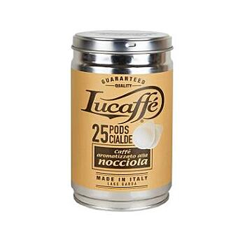 LUCAFFE E.s.e pod 44mm nocciola kapsle 25 kusů (Kávové kapsle) - 100% Arabica