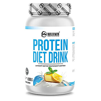 MAXXWIN Protein diet drink citronový cheesecake 1 000 g (Proteinové nápoje)
