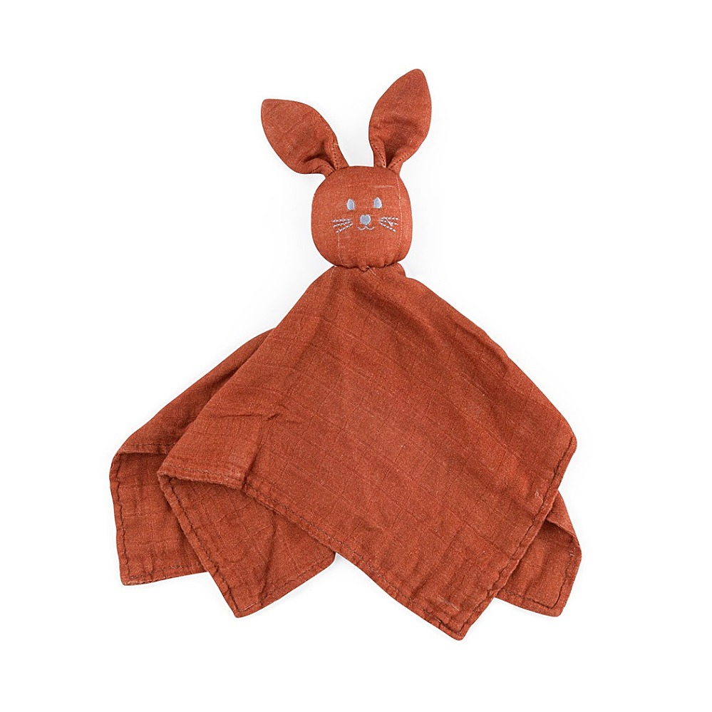 PETITE&MARS Mazlíček bambusový muselínový hugo cinnamon spice 0m+