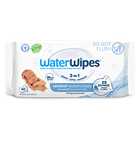 WATERWIPES Newborn&baby 3in1 ubrousky vlhčené 60 kusů