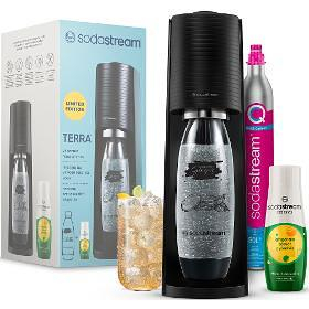 SODASTREAM Terra Black Ginger Ale Mpack výrobník sody (Výrobníky sody) - Bezdrátový, Elektrické