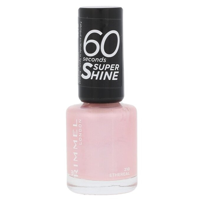 RIMMEL LONDON 60 Seconds lak na nehty Super Shine 210 Ethereal 8 ml