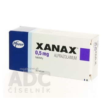 XANAX 0.5 MG  30X0.5MG Tablety