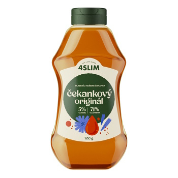 4SLIM Čekankový sirup originál 700 g (Tekutá sladidla) - Nízkosacharidové (Low Carb)