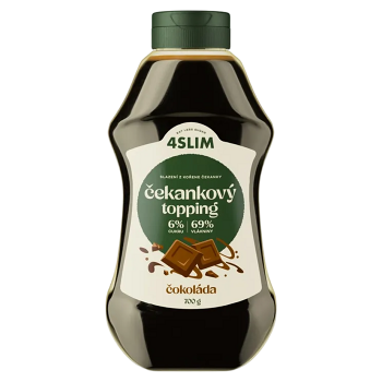 4SLIM Čekankový topping čokoláda 700 g (Sypká sladidla) - Nízkosacharidové (Low Carb)