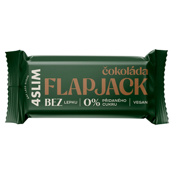 4SLIM Flapjack čokoláda 55 g (Bezlepkové tyčinky) - Sladké