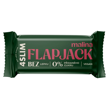4SLIM Flapjack malina 55 g (Tyčinky) - Sladké