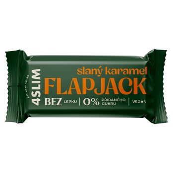 4SLIM Flapjack slaný karamel 55 g (Bezlepkové tyčinky) - Slané