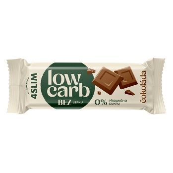 4SLIM Low carb tyčinka čokoláda 35 g (Tyčinky) - Sladké, Nízkosacharidové (Low Carb)