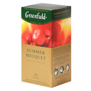 GREENFIELD Herbal summer bouquet bylinný čaj 25 sáčků, expirace