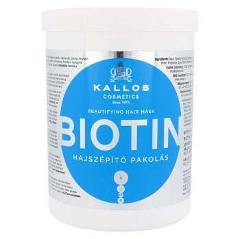 KALLOS Cosmetics Biotin Maska na vlasy 1000 ml