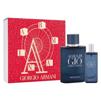 GIORGIO ARMANI Acqua di Gio Profondo Parfémovaná voda 75 ml (Kosmetické balíčky) - Sada