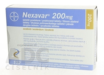 NEXAVAR 200 MG  112X200MG Potahované tablety