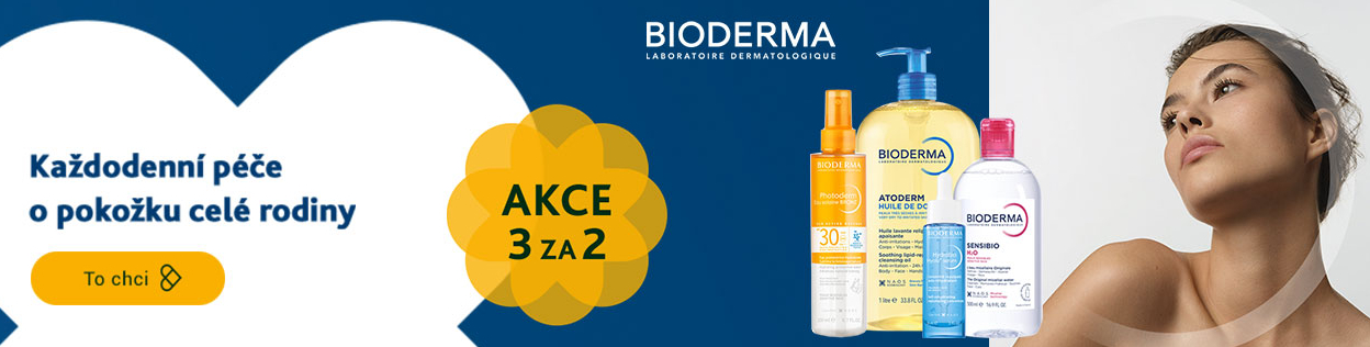 AKCE 3 ZA CENU 2 na Bioderma