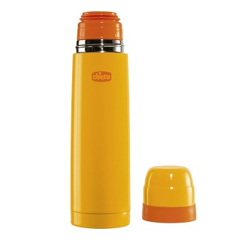 CHICCO Termoska oranžová 500 ml (Termoobaly, termosky na jídlo a pití)
