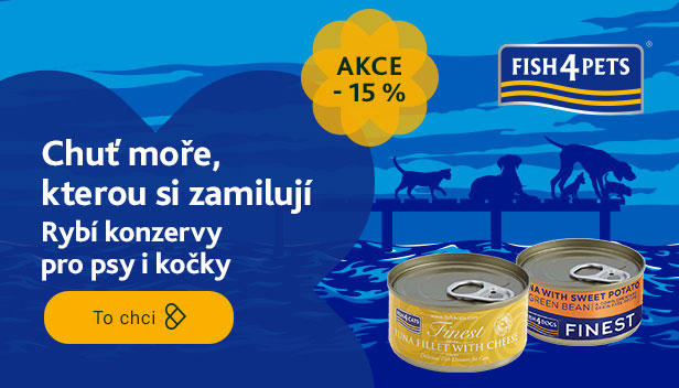 FISH4PETS konzervy - sleva 15 %