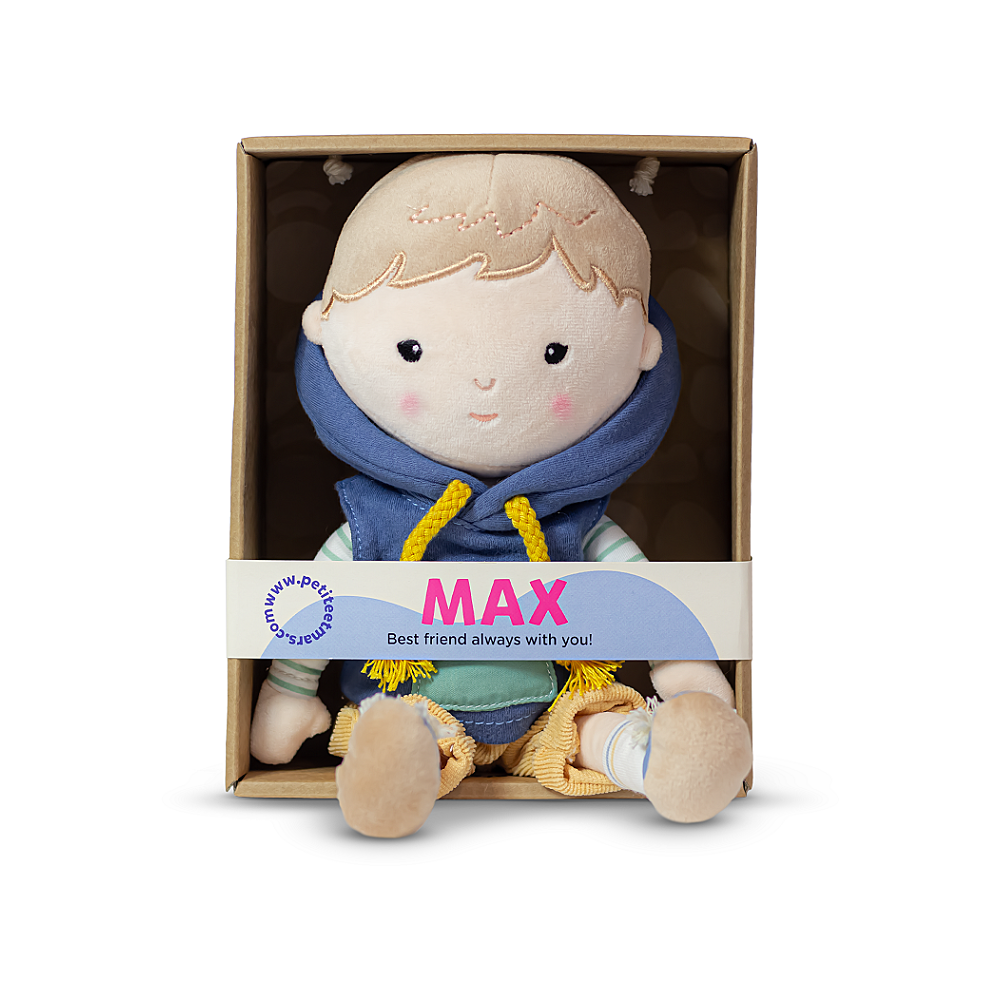 Petite&Mars Panenka plyšová Max 35 cm 0m+