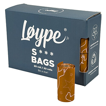 LØYPE Sáčky na psí exkrementy star bags 20 rolí (Úklid po psech a sáčky na exkrementy)