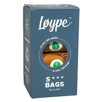 LØYPE Sáčky na psí exkrementy star bags 8 rolí (Úklid po psech a sáčky na exkrementy)