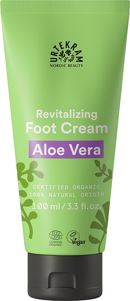 URTEKRAM Regenerační krém na nohy s aloe vera BIO 100 ml