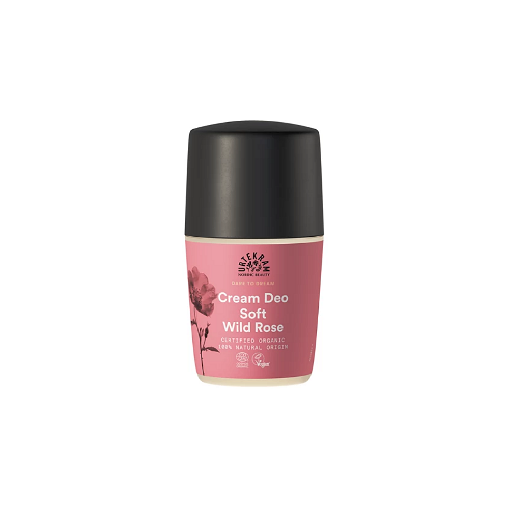URTEKRAM Krémový deodorant roll-on s šípkovou růží BIO 50 ml