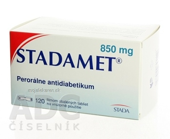 STADAMET 850 Potahované tablety 120x850 mg