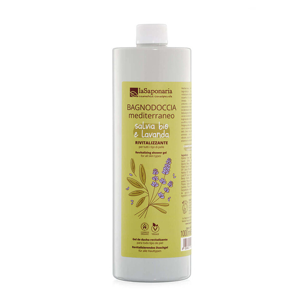LA SAPONARIA Středomořský sprchový gel BIO 1000 ml