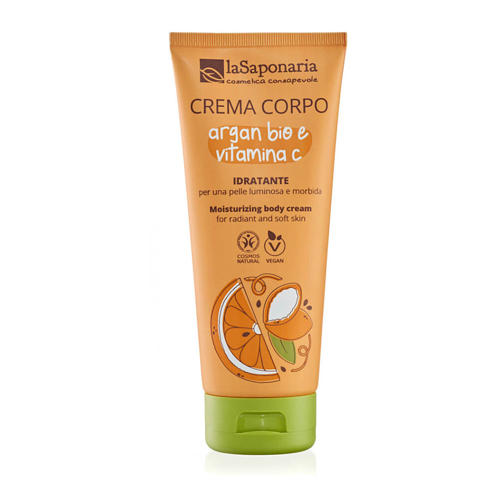 LA SAPONARIA Hydratační krém s BIO arganem a vitaminem C 200 ml