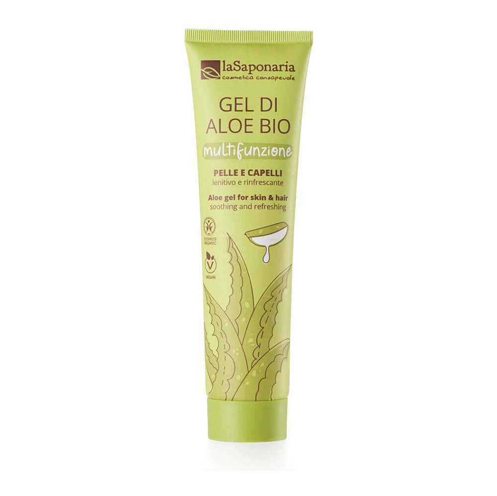 LA SAPONARIA Aloe vera gel na tělo a vlasy BIO univerzální pomocník 150 ml