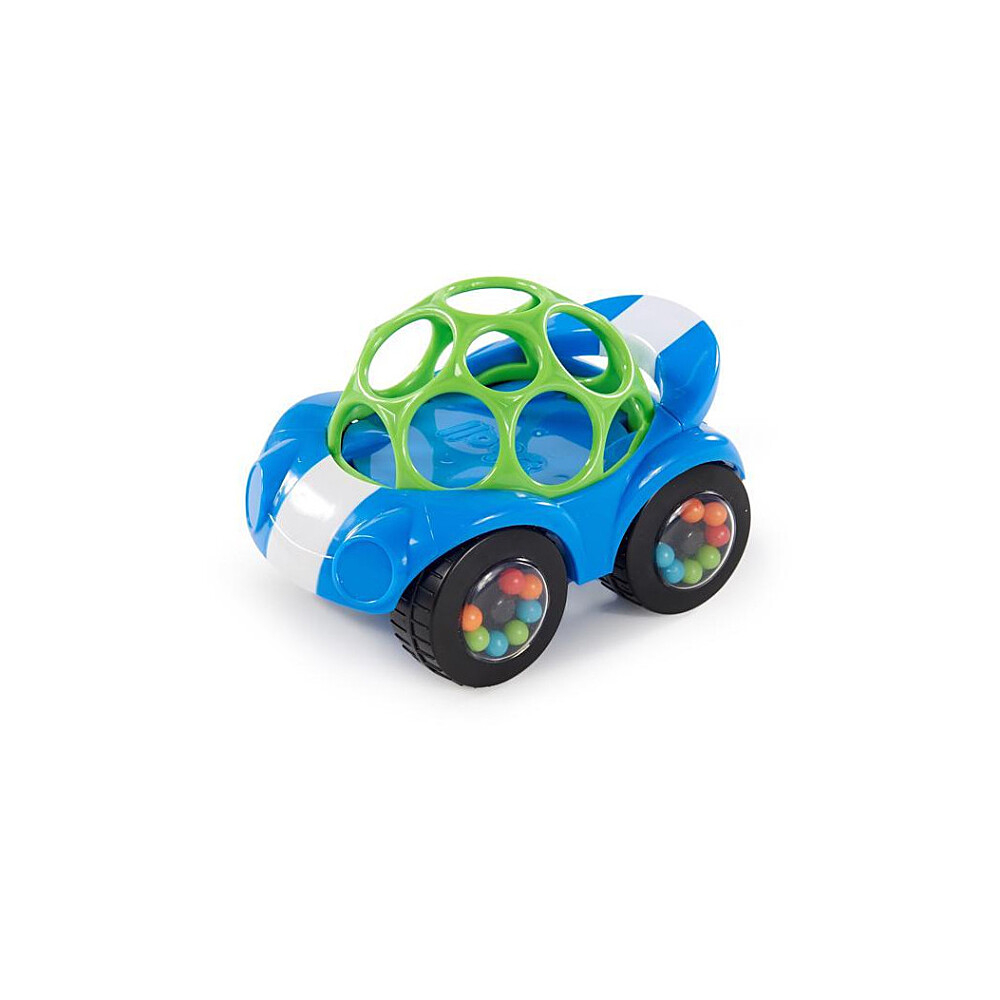 OBALL Hračka autíčko rattle&roll modré 3m+
