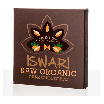ISWARI Bio Čokoláda Dark Intense 85% 75 g RAW
