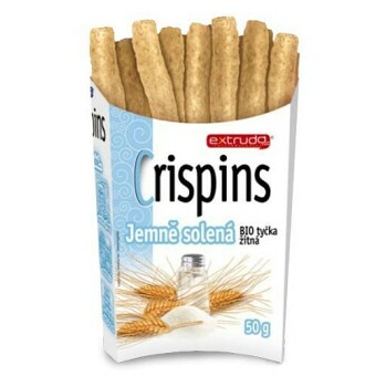 EXTRUDO Crispins tyčka žitná BIO 50 g, expirace 05.06.2024