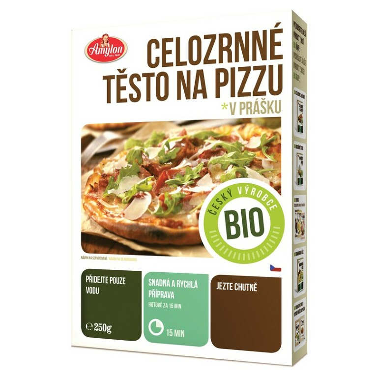 E-shop AMYLON Těsto na pizzu celozrnné 250 g BIO