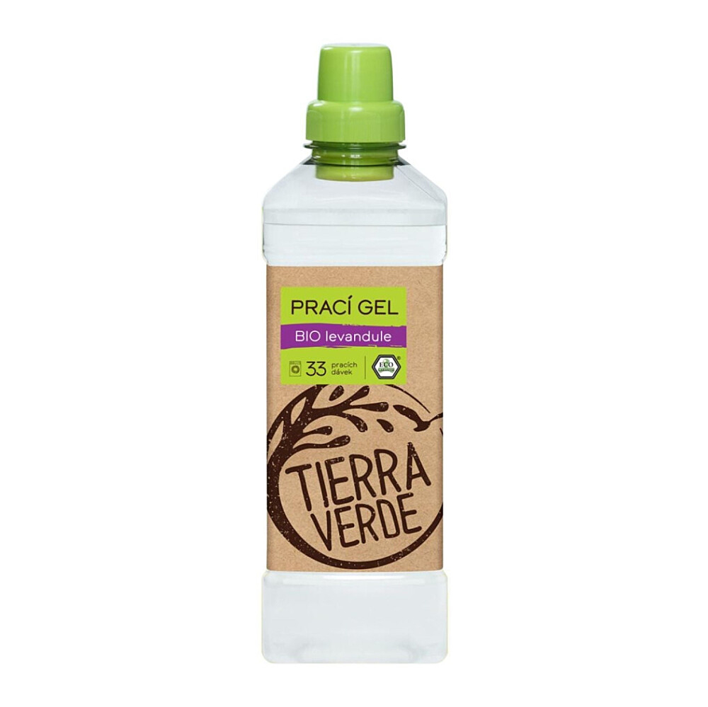 TIERRA VERDE Prací gel s vůní BIO levandule 1 l