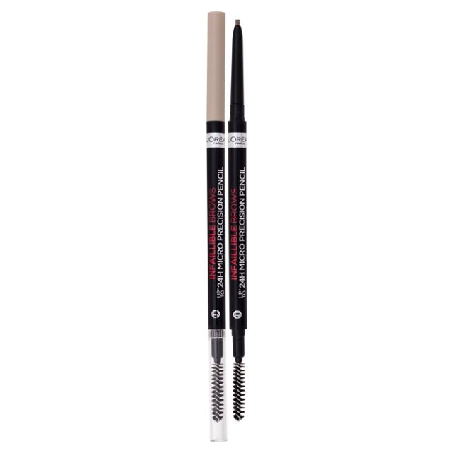 Levně L´ORÉAL Paris Infaillible Brows 24H Micro Precision Pencil 8.0 Light Cool Blonde tužka na obočí 1,2 g