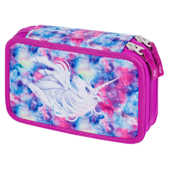 BAAGL Školní penál dvoupatrový jednorožec ()