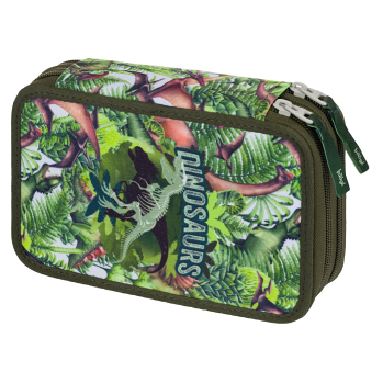 BAAGL Školní penál dvoupatrový dinosaurus ()
