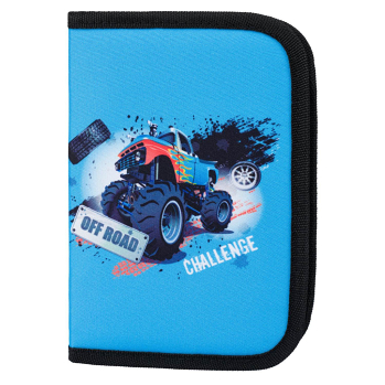 BAAGL Školní penál klasik dvě chlopně truck ()